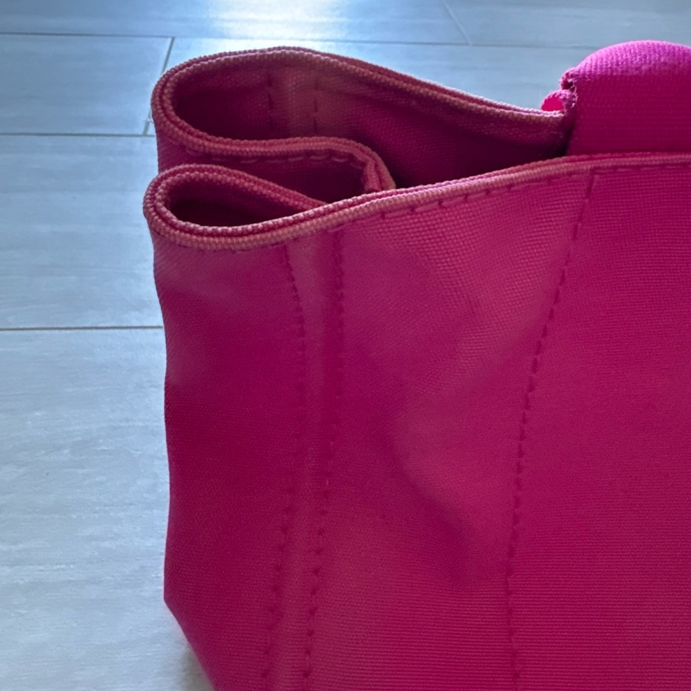 Prada Fuchsia Canvas Tote - Picture 3 of 8